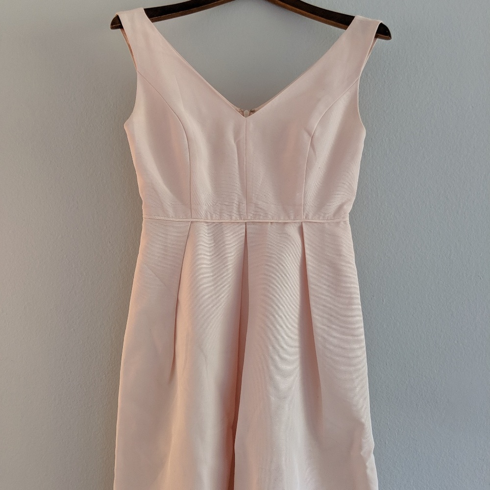 J Crew Blush Kami Classic Faille Dress- Size 0